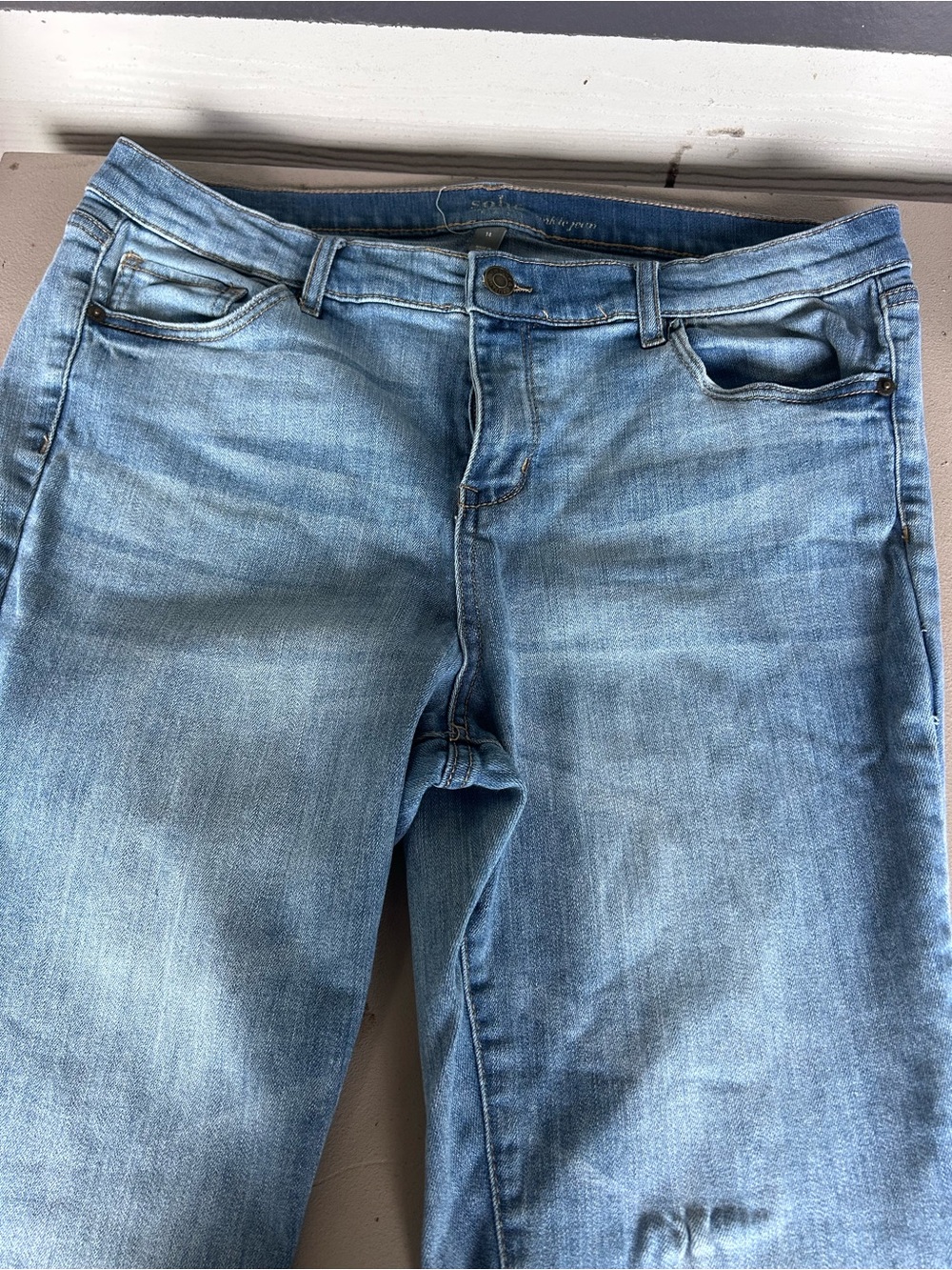 Soho Skinny Jeans in Light Blue Wash